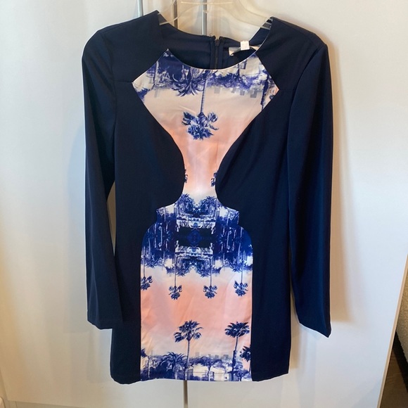 Finders Keepers, Turning Tables Long Sleeve Dress